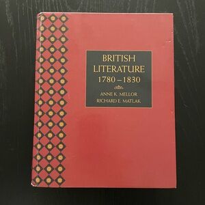 Mellor & Matlak British Literature 1780-1830 Book